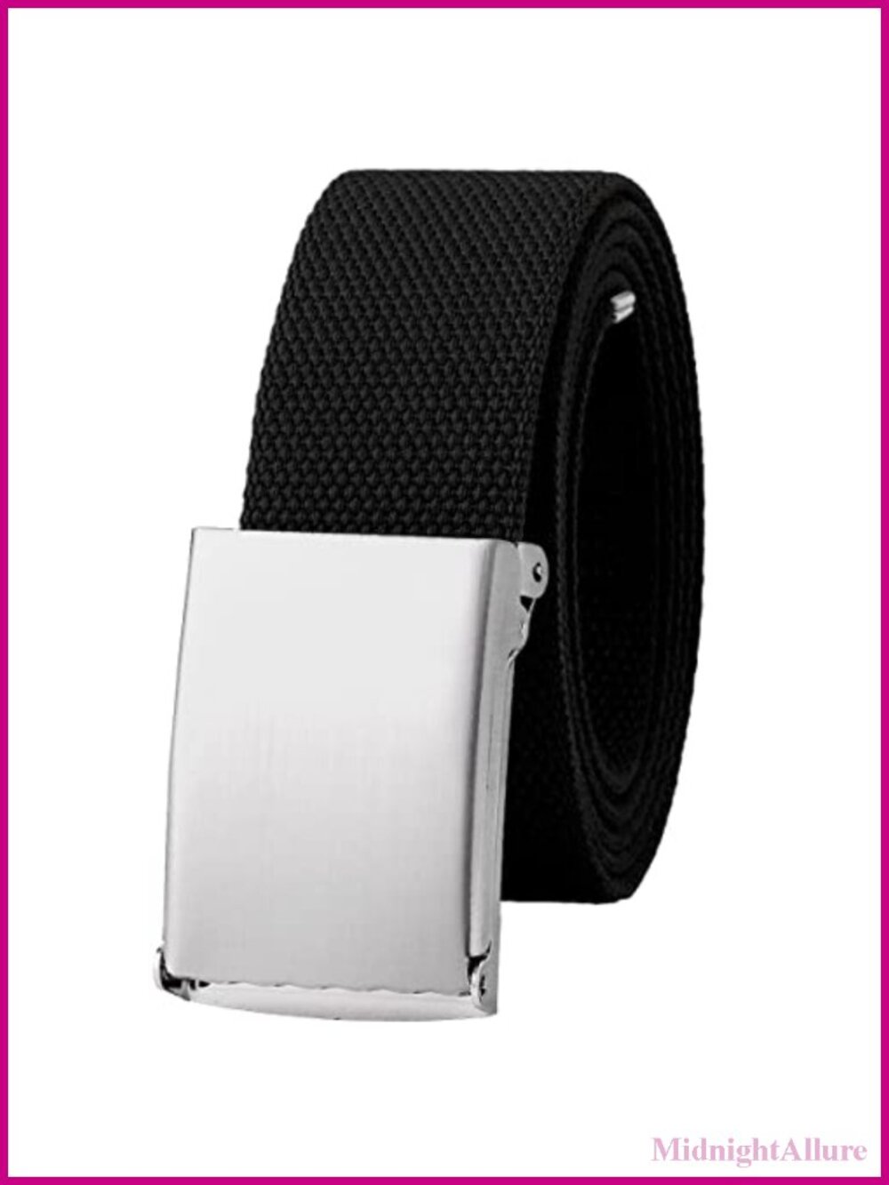 Canvas Web Belt Fully Adjustable Cut to Fit Golf Belt Flip Top Buckle